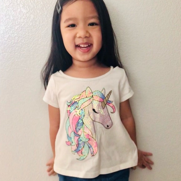 Unicorn sequin shirt